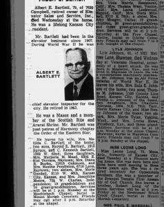 Obituary for Albert E Bartlett